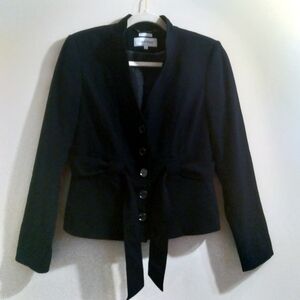 Calvin Klein Classic Black Women's Minimalist‎ Closet Staple Office Blazer